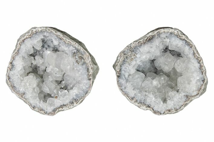 Keokuk Geode with Calcite Crystals - Missouri #203763